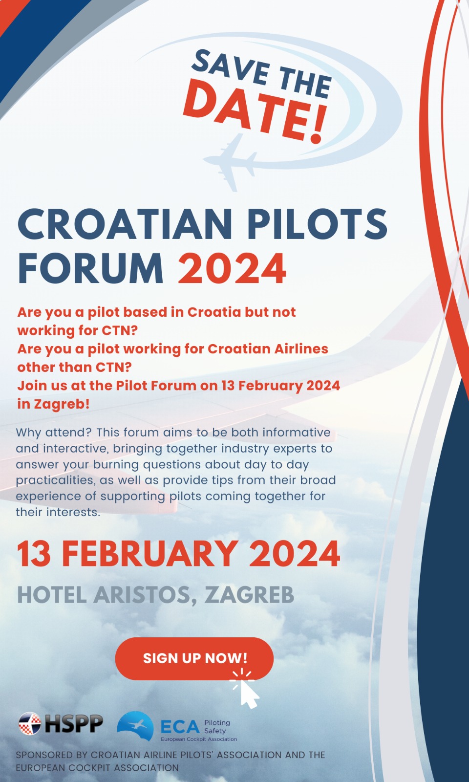 Join us at the Croatian Pilots Forum on 13 February 2024 in Zagreb!